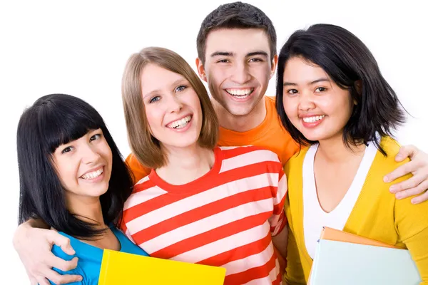 Multi-racial students — Stock Photo, Image