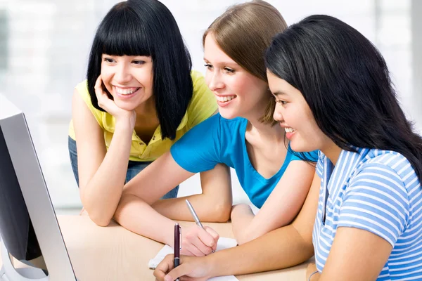 Female students Stock Photo