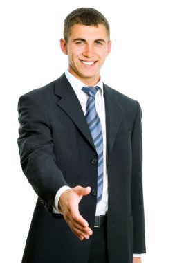 Kendine güvenen işadamı