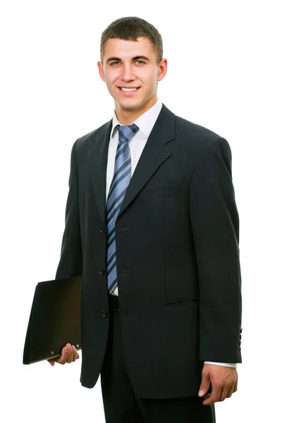 Smiling young businessman — Stock Photo, Image