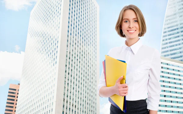 Young business woman — Stock Photo, Image