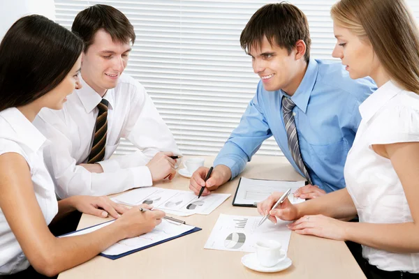 Four business people — Stock Photo, Image