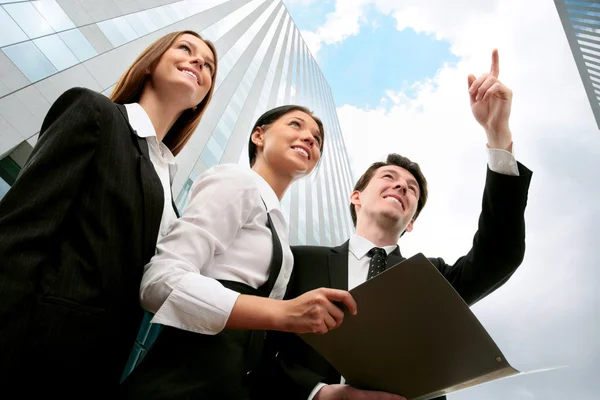 Gente de negocios feliz — Foto de Stock