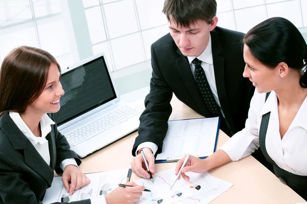 Young business people working together — Stock Photo, Image