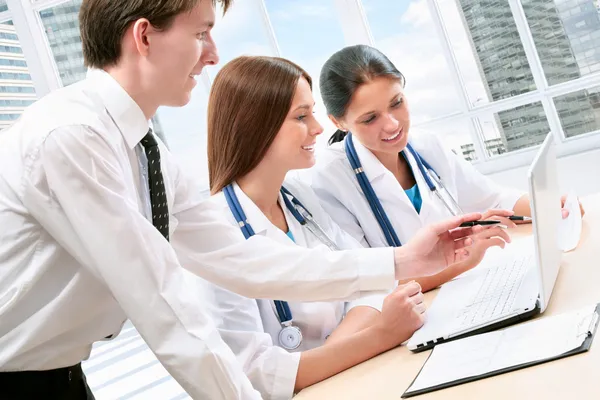 Medical team at office — Stock Photo, Image