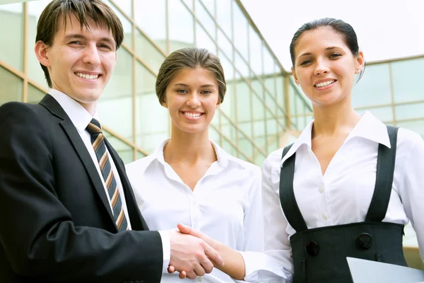 Equipo de negocios Manos temblorosas — Foto de Stock