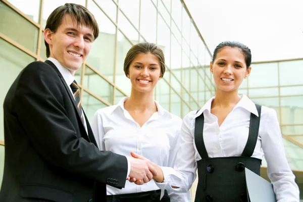 Equipo de negocios Manos temblorosas — Foto de Stock