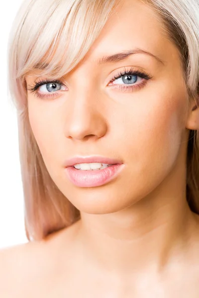 Junge blonde Frau — Stockfoto