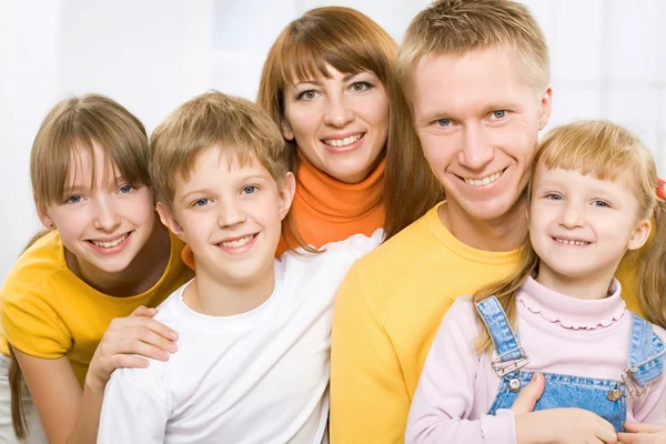 Family smiling Stock Image