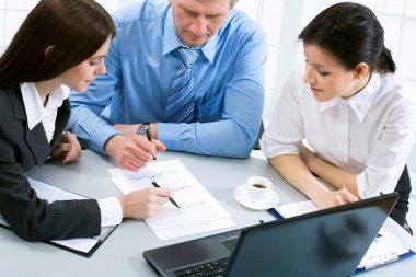 Başarılı iş ekibi.