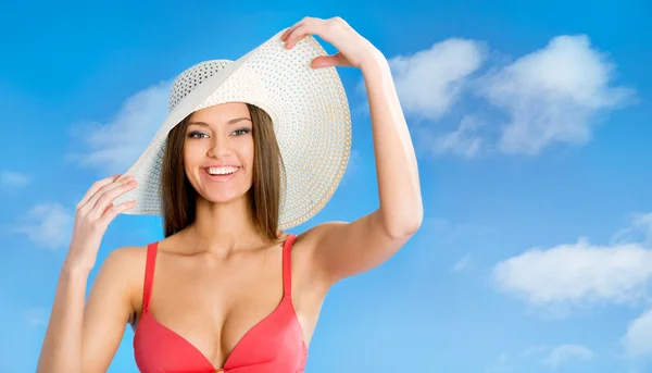 Mujer con sombrero —  Fotos de Stock