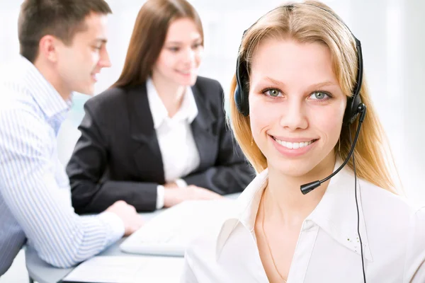 Operador telefónico — Foto de Stock