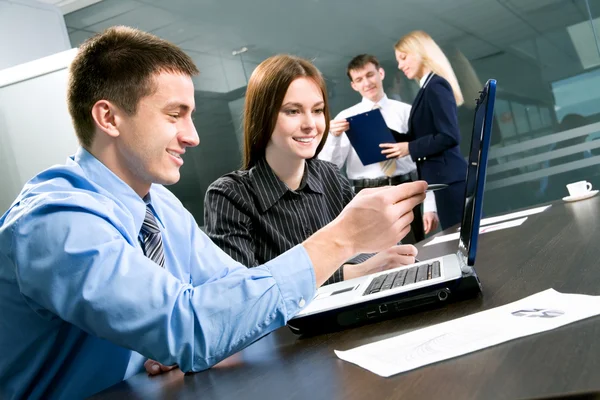 Young business people — Stock Photo, Image