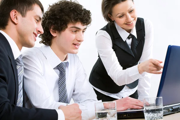 Empresários em reunião — Fotografia de Stock