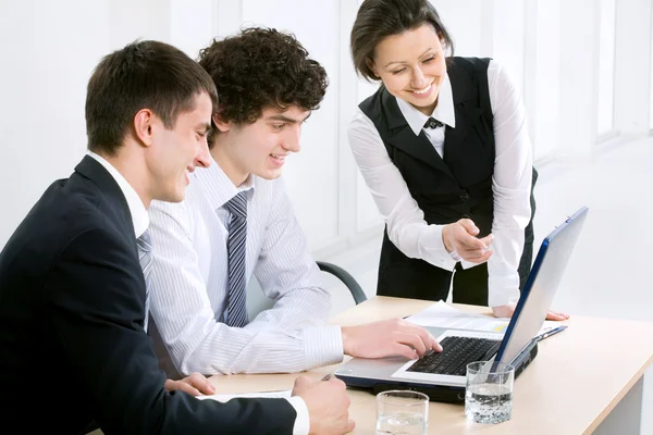 Businesspeople at meeting — Stock Photo, Image