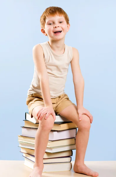 Happy schoolboy — Stock Photo, Image