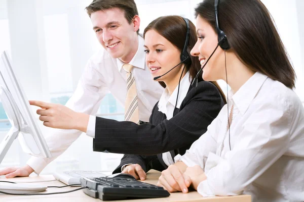 Telephone operators — Stock Photo, Image