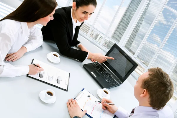 Zakenmensen in functie — Stockfoto