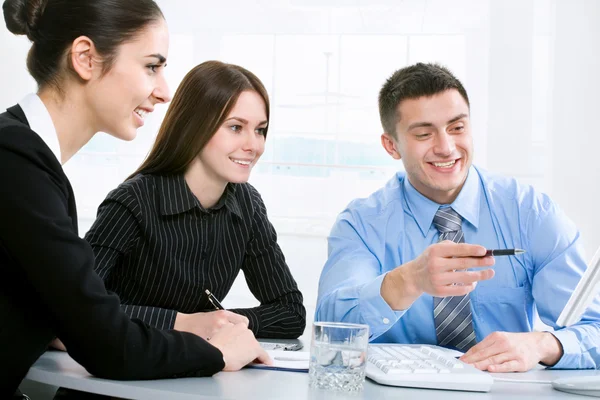 Business team at meeting Stock Image