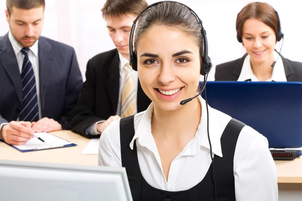 Operador telefónico — Foto de Stock