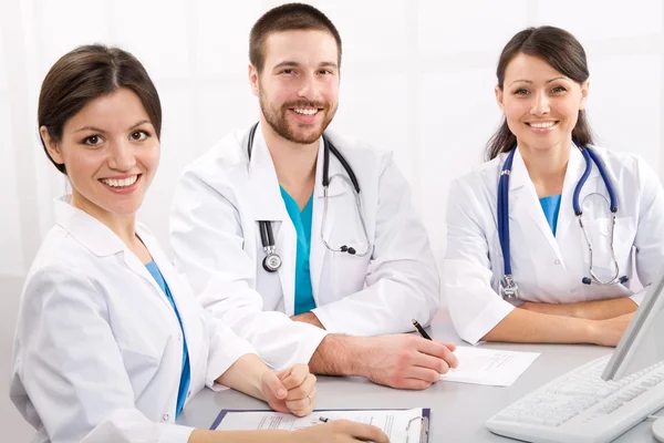 Smiling doctors — Stock Photo, Image