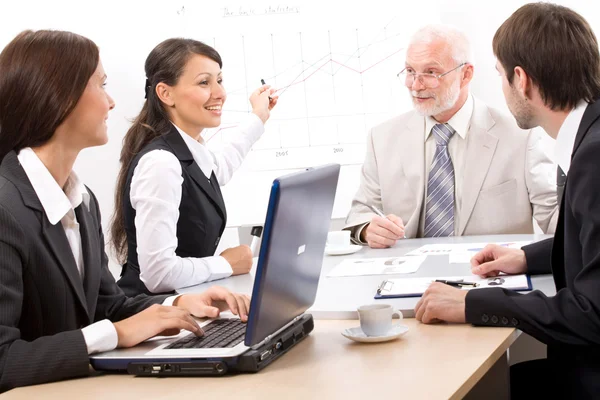 Business people at seminar — Stock Photo, Image