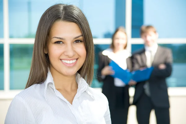 Mujer de negocios hermosa — Foto de Stock