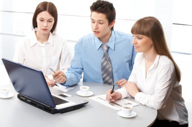 Toplantıdaki iş adamları