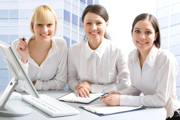 Happy businesswomen — Stock Photo, Image