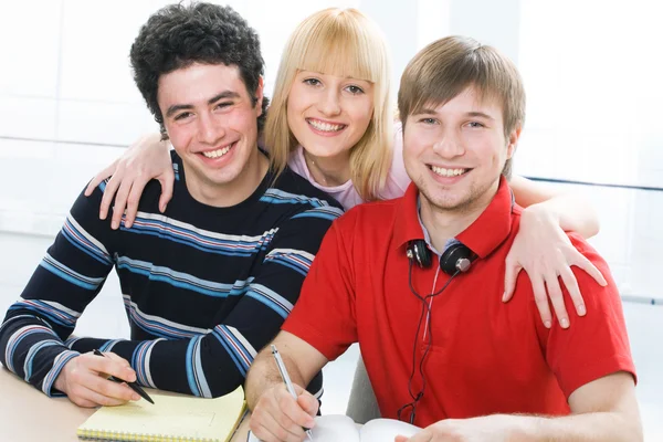 Groep studenten — Stockfoto