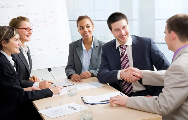 Empresarios en reunión — Foto de Stock