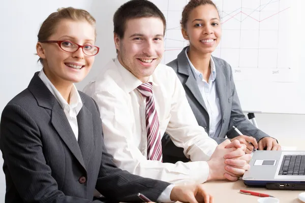 Businesspeople looking at camera — Stock Photo, Image