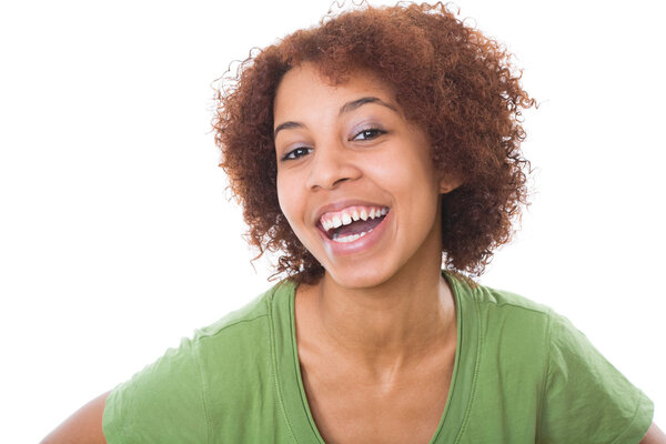 Smiling african girl