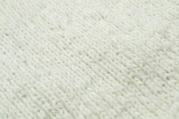 흰 천으로 뜨개질 한 양모 질감 — 스톡 사진