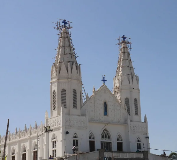 Shrine Basilica Velankanni Nagapattinam Tamil Nadu — Stock Photo, Image