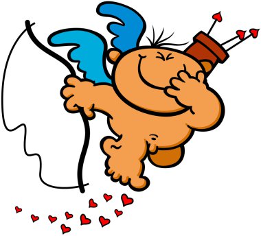 sevimli çıplak cupid