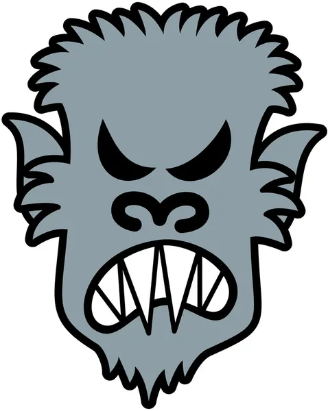 Loup-garou effrayant — Image vectorielle