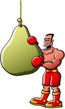 serin gülümseyen boksör