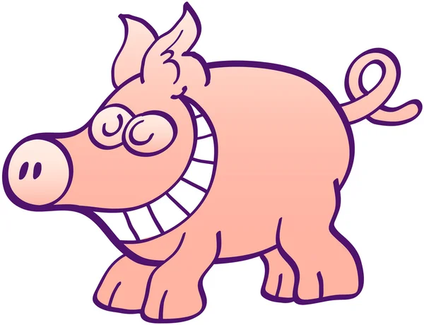 Cute little pig — Stock Vector