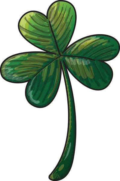 Shamrock klaver — Stockvector