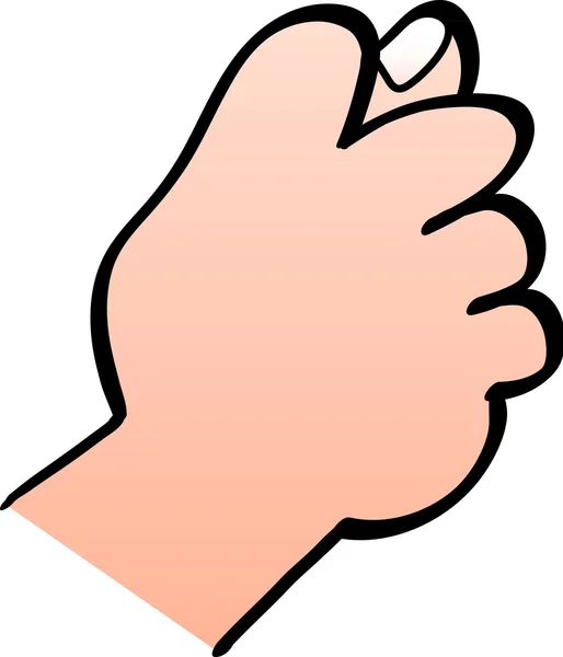 Fig fico signe de la main — Image vectorielle