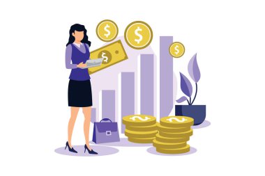 Portofolio gelir çizimi özel tasarım ilhamı