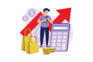 Satışlar için illüstrasyon özel tasarım ilham kaynağı