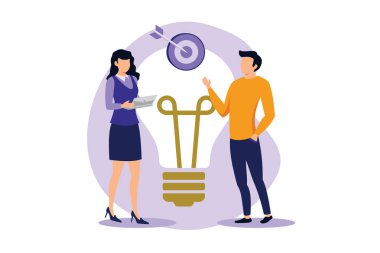 Yeni fikir üretimi illüstrasyon özel tasarım ilham