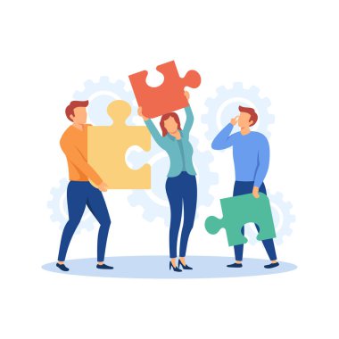 Adanmış takım illüstrasyonu özel tasarım ilham