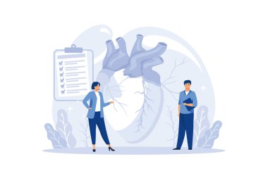 Large school subject or class set. The student studies social and natural sciences.The modern system of school education. Isolated flat vector illustration