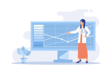 Tıbbi cihaz tasarımı ve gelişimi. Bilim konsepti çizimi