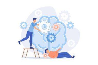 Psikolojik manipülasyon Zihinsel taciz, karanlık psikoloji, duygusal şantaj, sosyal mühendislik, gaz lambası etkisi, beyin manipülasyonu Düz vektör Modern illülasyon