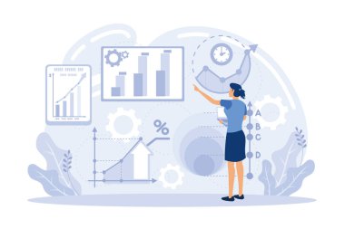 Borsa analizi, kripto piyasa analizi, teknik analiz araçları grafik grafiğine dayalı hisse senedi ticareti. Dijital para piyasası işlemleri. Elektronik para vektörü çizimi