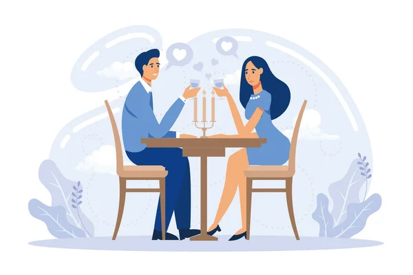 Incontri Amici Incontro Romantico Appuntamento Buio Tempo Libero Anima Gemella — Vettoriale Stock